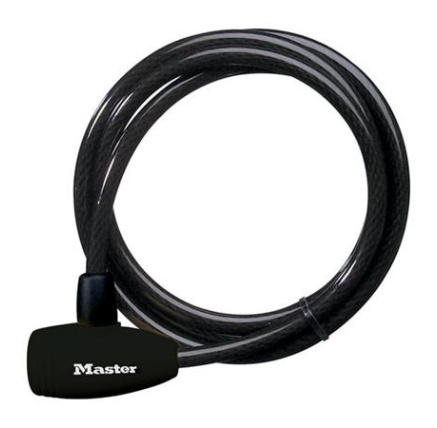 Master Lock 8154EURD Ocelové lanko s integrovaným zámkem na klíč - 180 cm Master Lock 8154EURD Ocelové lanko s integrovaným zámkem na klíč - 180 cm
