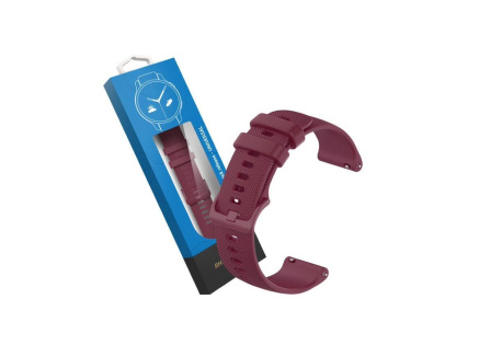 RhinoTech univerzální silikonový řemínek Quick Release 18mm, fialová