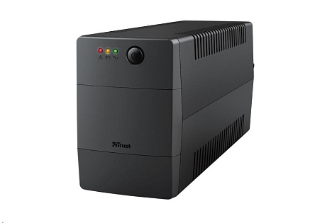 TRUST UPS Paxxon 800VA UPS with 2 standard wall power outlets