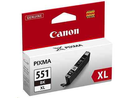 Canon CARTRIDGE CLI-551BK XL černá pro Pixma iP, Pixma iX, Pixma MG a Pixma MX 6850, 725x, 925, 8750 (1130 str.) Canon CARTRIDGE CLI-551BK XL černá pro Pixma iP, Pixma iX, Pixma MG a Pixma MX 6850, 725x, 925, 8750 (1130 str.)