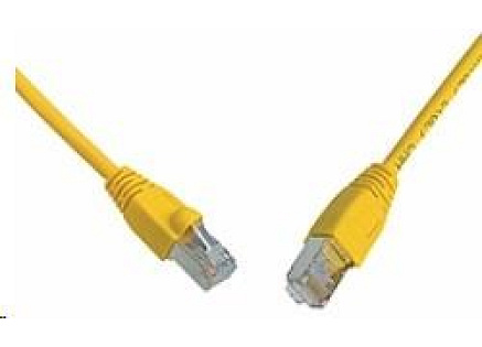 Solarix Patch kabel CAT6 SFTP PVC 5m žlutý snag-proof C6-315YE-5MB
