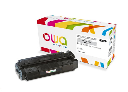 OWA Armor toner pro HP Laserjet 1200, 1220, 1000w, 1005w, 3300, 3380, 2500 Stran, C7115A, černá/black