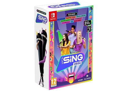 Switch hra Let’s Sing 2026 + 2 mikrofony