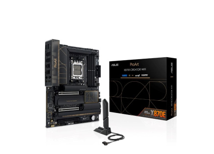 ASUS MB Sc AM5 PROART X870E-CREATOR WIFI, AMD X870, 4xDDR5, 1xHDMI, 2xUSB4, WiFi