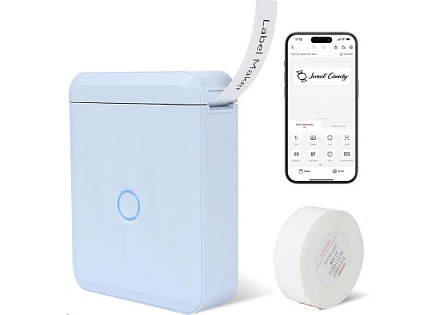 Niimbot Tiskárna štítků D110-M Smart, modrá + role štítků 160 ks