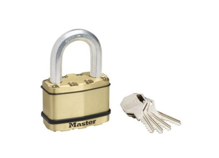 Master Lock Mosazný visací zámek -  Excell - 64mm