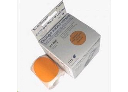 Seiko adresní kruh - oranžový 54mm, 120ks/role Seiko adresní kruh - oranžový 54mm, 120ks/role