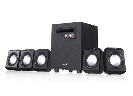 GENIUS repro SW-5.1 1020 v2, 26W, černé GENIUS repro SW-5.1 1020 v2, 26W, černé