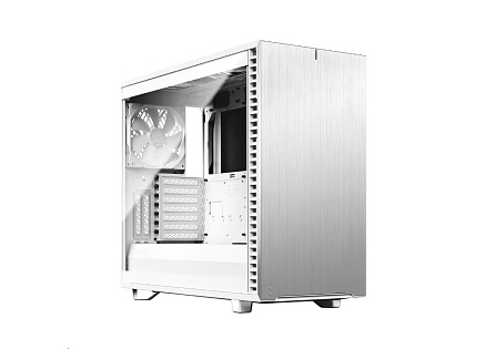 FRACTAL DESIGN skříň Define 7 Clear Tempered Glass Midi Tower, bílá, bez zdroje