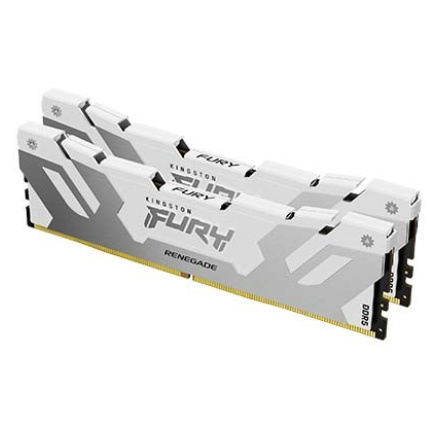 KINGSTON DIMM DDR5 32GB(Kit of 2) 8000MT/s CL38 FURY Renegade White XMP KINGSTON DIMM DDR5 32GB(Kit of 2) 8000MT/s CL38 FURY Renegade White XMP