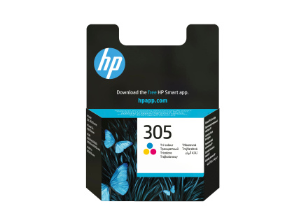 HP 305 Tri-color Original Ink Cartridge (100 pages)
