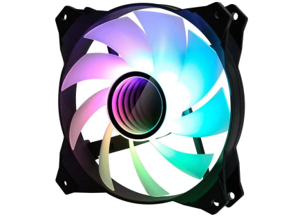Zalman ventilátor ZM-IF120 / 120mm / ARGB / 3-pin / bíločerná