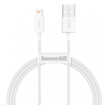 Baseus Superior Series rychlonabíjecí kabel USB/Lightning 2.4A 1m bílá