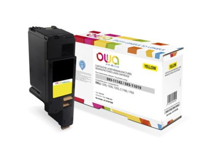 OWA Armor toner pro DELL 1250, 1350, 1355, C1760, C1765, 1400   Stran, 593-11143, žlutá/yellow
