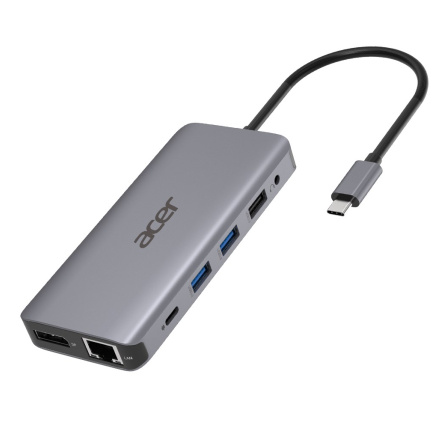ACER 12v1 Type C dongle: 2 x USB3.2, 2 x USB2.0, 1x SD/TF, 2 x HDMI, 1 x PD, 1 x DP, 1 x RJ45, 1 x 3.5 Audio ACER 12v1 Type C dongle: 2 x USB3.2, 2 x USB2.0, 1x SD/TF, 2 x HDMI, 1 x PD, 1 x DP, 1 x RJ45, 1 x 3.5 Audio