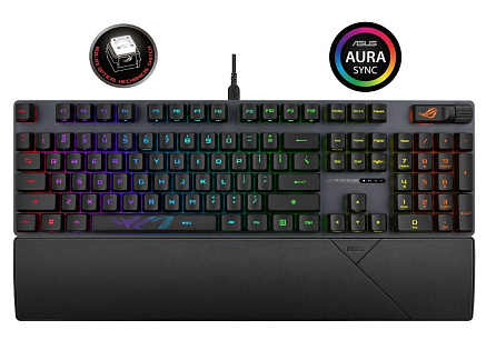 ASUS klávesnice ROG STRIX SCOPE II, mechanická, drátová, ROG RX RED / PBT, US ASUS klávesnice ROG STRIX SCOPE II, mechanická, drátová, ROG RX RED / PBT, US