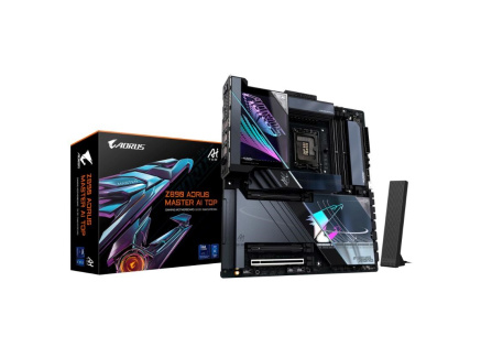 GIGABYTE MB Sc LGA1851 Z890 A MASTER AI TOP, Intel Z890, 4xDDR5, 1xHDMI, 2xThunderbolt, WiFi, E-ATX