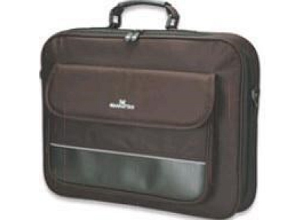 MANHATTAN taška pro notebooky, Empire, do 17", vystužená, polyester, černá/black