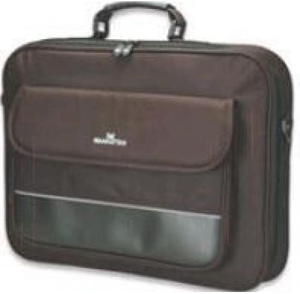MANHATTAN taška pro notebooky, Empire, do 17", vystužená, polyester, černá/black