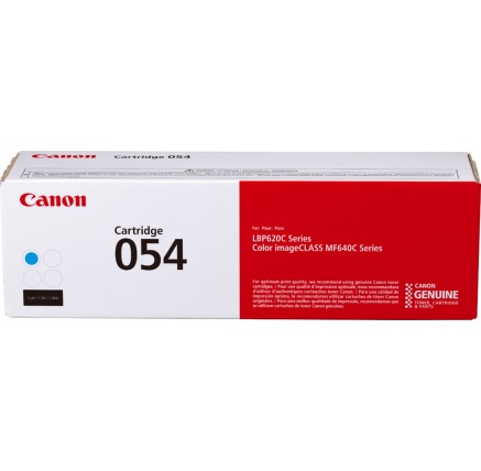 Canon TONER CRG-054 azurový pro LBP621Cw, LBP623Cdw, MF641Cw, MF643Cdw (1 200 str.) Canon TONER CRG-054 azurový pro LBP621Cw, LBP623Cdw, MF641Cw, MF643Cdw (1 200 str.)