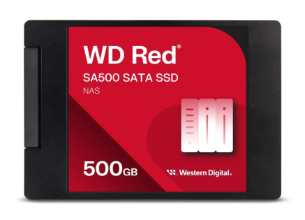 WD RED SSD 3D NAND WDS500G1R0A 500GB SATA/600 Powered by SanDisk, (R:560, W:530MB/s), 2.5"