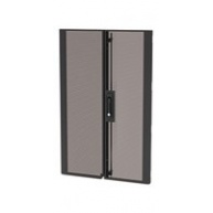 APC NetShelter SX Colocation 20U 600mm Wide Perforated Split Doors Black