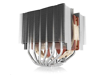 NOCTUA Chladič CPU NH-D15S, 1x 140mm, LGA1851, AM5, hnědá/stříbrná