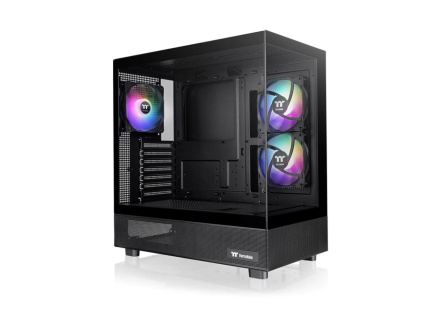THERMALTAKE Case View 270 Plus TG ARGB, ATX, Průhledná bočnice, 3x 120mm ARGB Fan, černá