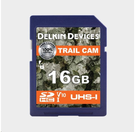 Delkin SDHC Trail Cam R100/W30 (V10) 16GB