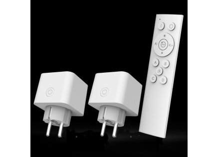 TRUST Smart WiFi zásuvka - SET - STARTER PACK - 2x zásuvka a ovladač TRUST Smart WiFi zásuvka - SET - STARTER PACK - 2x zásuvka a ovladač