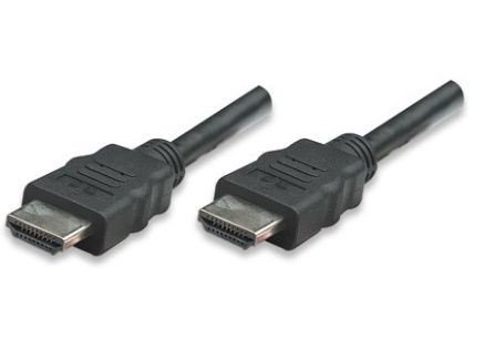 MANHATTAN kabel HDMI s Ethernetem, HEC, ARC, 3D, 4K, stíněný, 15m, Black MANHATTAN kabel HDMI s Ethernetem, HEC, ARC, 3D, 4K, stíněný, 15m, Black