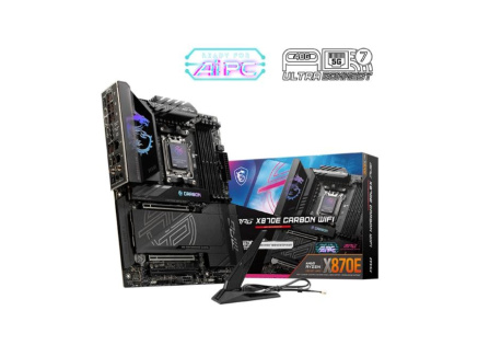 MSI MB Sc AM5 MPG X870E CARBON WIFI, AMD X870, 4xDDR5, 1xHDMI, 2xUSB4, WI-FI