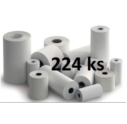 Papírový kotouč papírová páska TERMO, 57/30/12 (9m) - 224ks