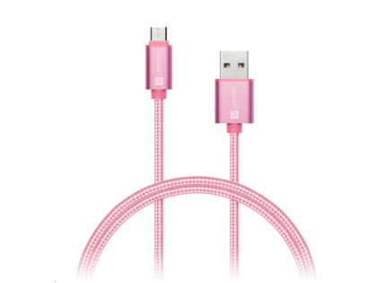 CONNECT IT Wirez Premium Metallic micro USB - USB, rose gold, 1m