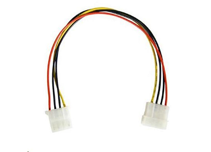 PREMIUMCORD Prodlužovací kabel napájecí interní 5,25" molex 37cm