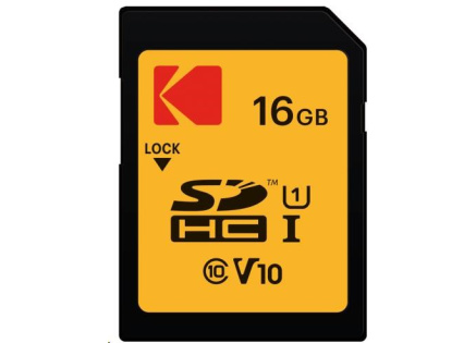 Kodak paměťová SD karta 16GB UHS-I U1 V10 Premium