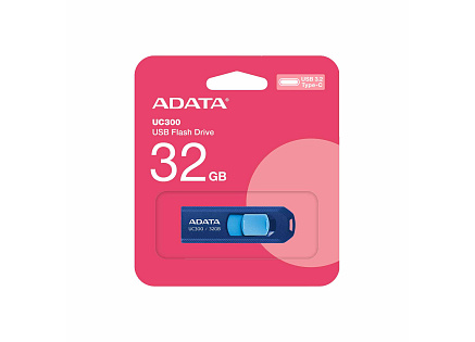 ADATA Flash Disk 32GB UC300, USB-C 3.2, modrá ADATA Flash Disk 32GB UC300, USB-C 3.2, modrá