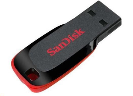 SanDisk Flash Disk 16GB Cruzer Blade, USB 2.0, černá