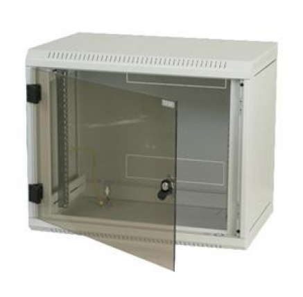 TRITON 19" jednodílný rozvaděč 18U/400mm, 6 otvorů pro ventilátory