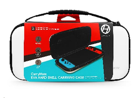 Hyperkin CarryMate EVA Nintendo Switch/OLED/Lite Hard Shell Case (Solid White)
