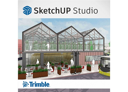 SketchUp Studio, 1 uživatel, pronájem na 1 rok