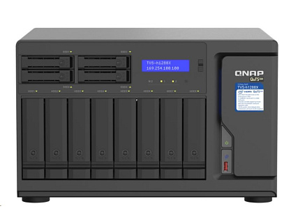 QNAP TVS-h1288X-W1250-16G (6C/XeonW-1250/4,7GHz/16GBRAM/12xSATA/2xM.2/4x2,5GbE/2x10GbE/5xUSB3.2/3xPCIe/1xHDMI) QNAP TVS-h1288X-W1250-16G (6C/XeonW-1250/4,7GHz/16GBRAM/12xSATA/2xM.2/4x2,5GbE/2x10GbE/5xUSB3.2/3xPCIe/1xHDMI)