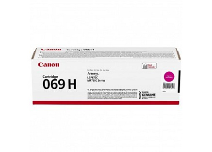 Canon TONER CRG 069M H purpurový pro LBP673Cdw, MF752Cdw a MF754Cdw (5 500 str.) Canon TONER CRG 069M H purpurový pro LBP673Cdw, MF752Cdw a MF754Cdw (5 500 str.)