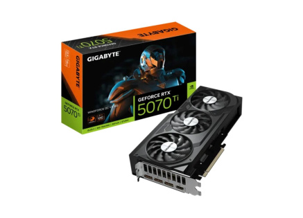 GIGABYTE VGA NVIDIA GeForce RTX 5070 Ti WINDFORCE OC V2 16G, 16G GDDR7, 3xDP, 1xHDMI