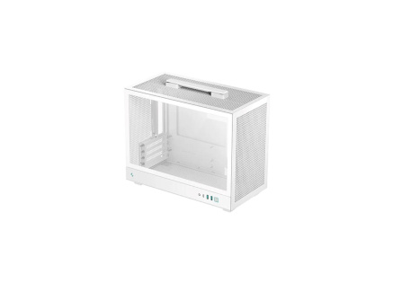 DEEPCOOL Case CH160 PLUS WH, mATX, Průhledná bočnice, bílá DEEPCOOL Case CH160 PLUS WH, mATX, Průhledná bočnice, bílá