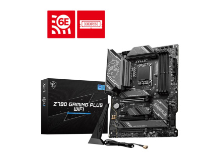 MSI MB Sc LGA1700 Z790 GAMING PLUS WIFI, Intel Z790, 4xDDR5, 1xDP, 1xHDMI, Wi-Fi