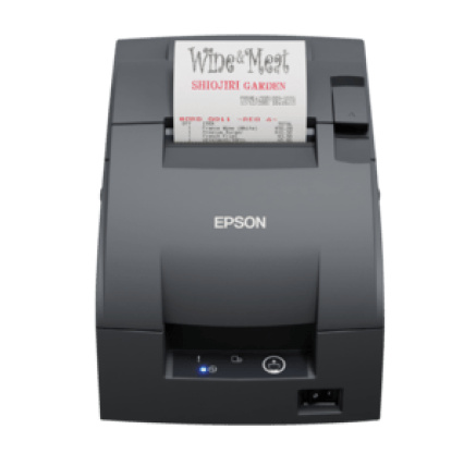 Epson TM-U220IIB, ERC38B, cutter, USB, dark grey