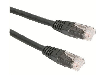 GEMBIRD kabel patchcord CAT6 stíněný FTP 0,5m, černý GEMBIRD kabel patchcord CAT6 stíněný FTP 0,5m, černý
