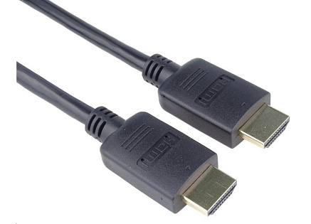 PremiumCord HDMI 2.0 High Speed + Ethernet kabel, zlacené konektory, 1m