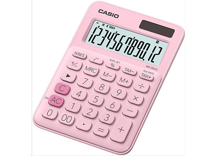 CASIO kalkulačka MS 20UC PK, Stolní kalkulátor